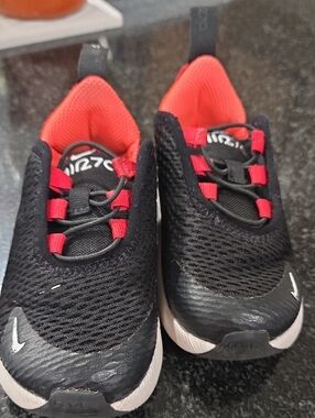 Nike Kids Black and Red Slip-On Sneaker